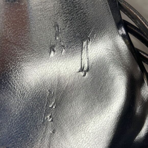 Etienne Aigner Peep Toe Strappy Heels Size Sz 7M Silver and Black NWOT Old Stock - Picture 5 of 10